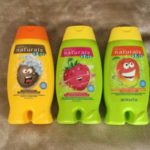 New Avon Kids- 1 Shampoo/Conditioner & 2 Body Wash